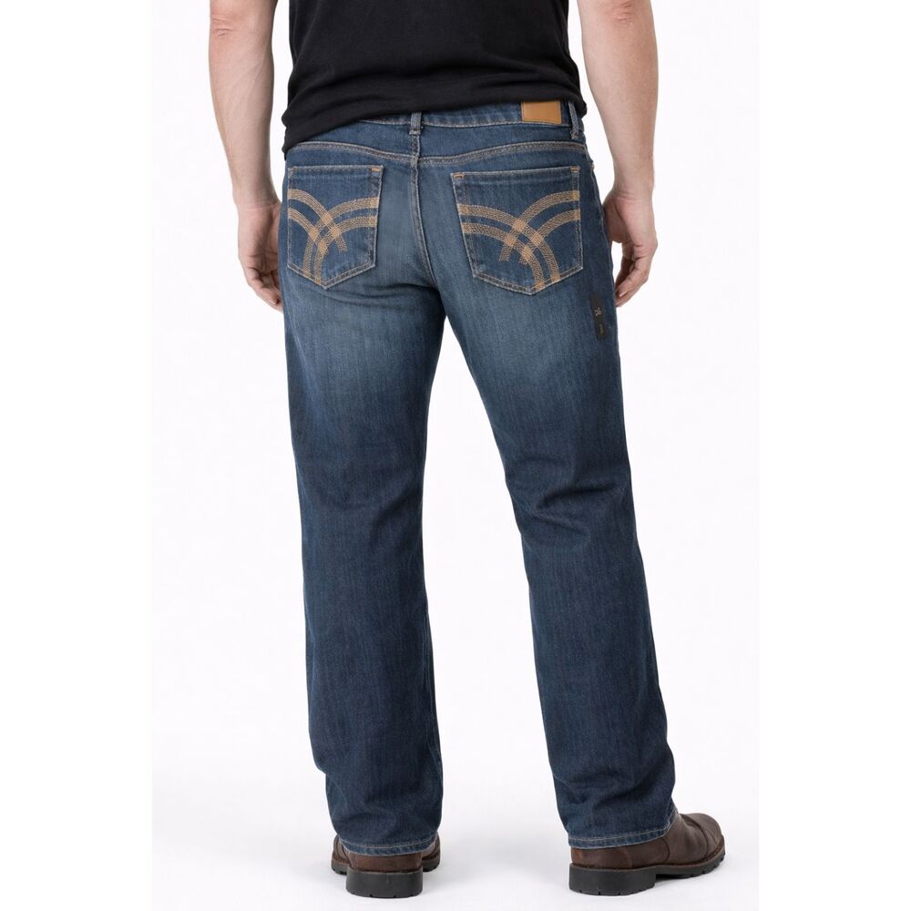 Smoke Rise Relaxed Fit Straight Leg Premium Jeans Blue Men 38 x 34